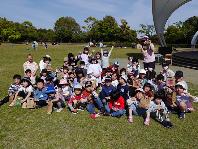 徳島の藍住校と鴨島校の合同Easter Partyの様子です！
